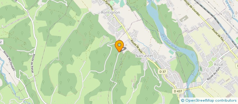 localisation de l'entreprise LA RONCERAIE  RONTIGNON