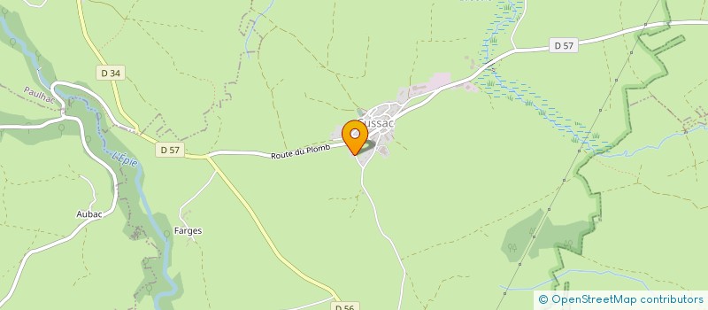 localisation de l'entreprise LA RONCIERE à PAULHAC