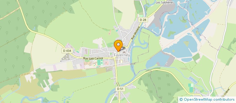 localisation de l'entreprise LA RONCIERE  FOUCHECOURT