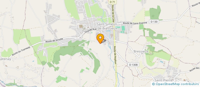 localisation de l'entreprise LA RONDAINE  SAINT-SIMEON-DE-BRESSIEUX