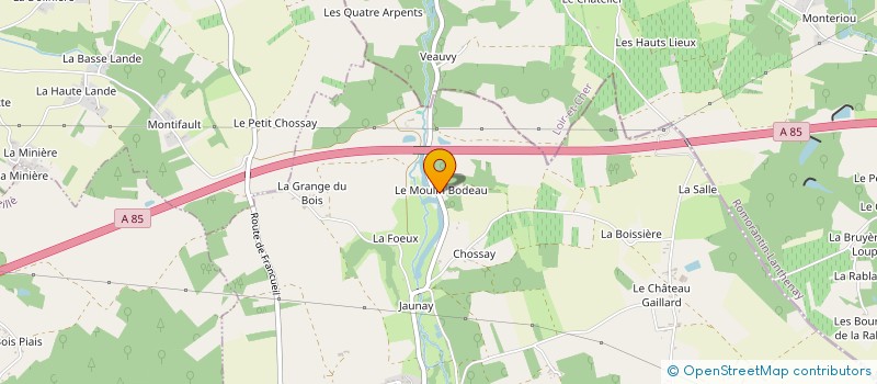 localisation de l'entreprise LA RONDE  EPEIGNE-LES-BOIS