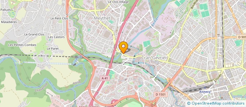 localisation de l'entreprise LA RONDE à ANNECY