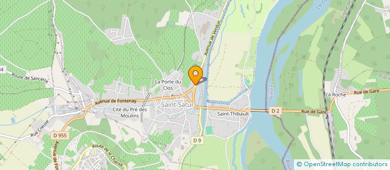 localisation de l'entreprise LA RONDE CHINOISE  SAINT-SATUR