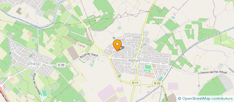 localisation de l'entreprise LA RONDE CREATIVE  ALENYA