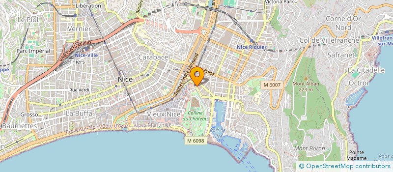 localisation de l'entreprise LA RONDE DES CLOWNS  NICE