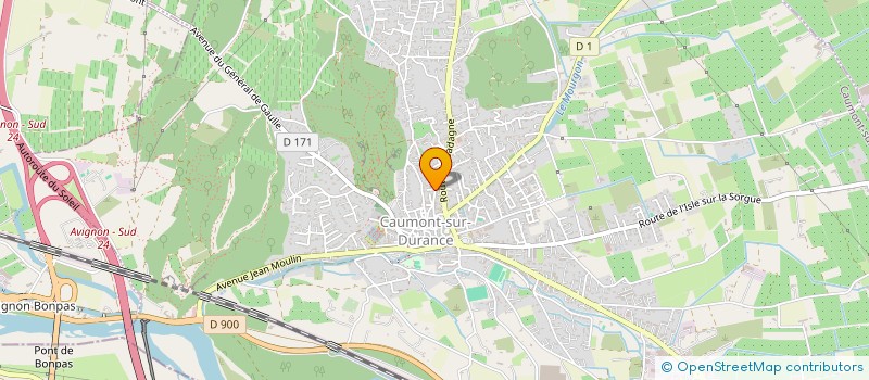 localisation de l'entreprise LA RONDE DES ECOLIERS à CAUMONT-SUR-DURANCE