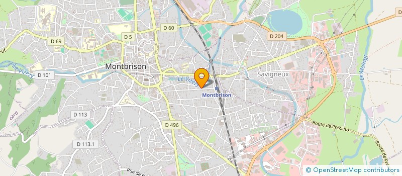 localisation de l'entreprise LA RONDE DES ENFANTS à MONTBRISON