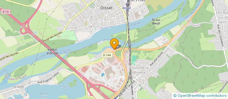 localisation de l'entreprise LA RONDE DES ENFANTS  TOURVILLE-LA-RIVIERE