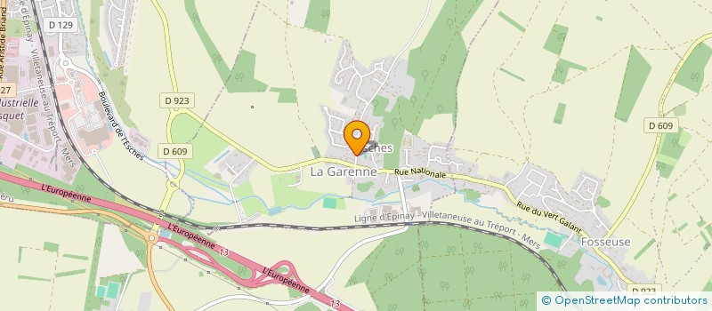 localisation de l'entreprise LA RONDE DES GIRAFONS  ESCHES