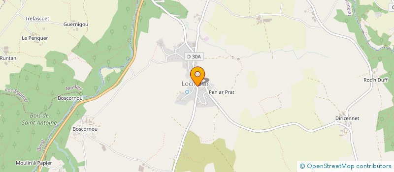 localisation de l'entreprise LA RONDE DES IMPROBABLES  LOCMELAR