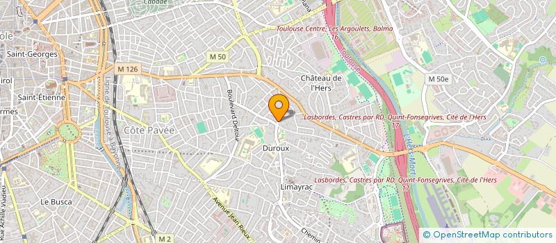 localisation de l'entreprise LA RONDE DES LIVRES à TOULOUSE