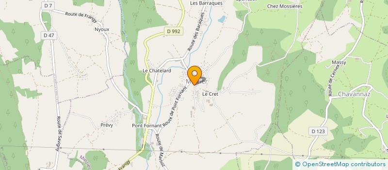 localisation de l'entreprise LA RONDE DES LIVRES  MINZIER