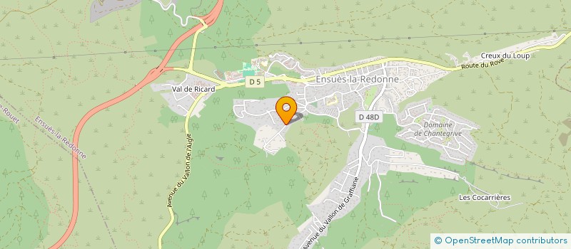 localisation de l'entreprise LA RONDE DES LUTINS  ENSUES-LA-REDONNE