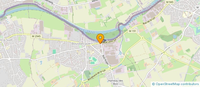 localisation de l'entreprise LA RONDE DES MAINS 2  BOUSBECQUE