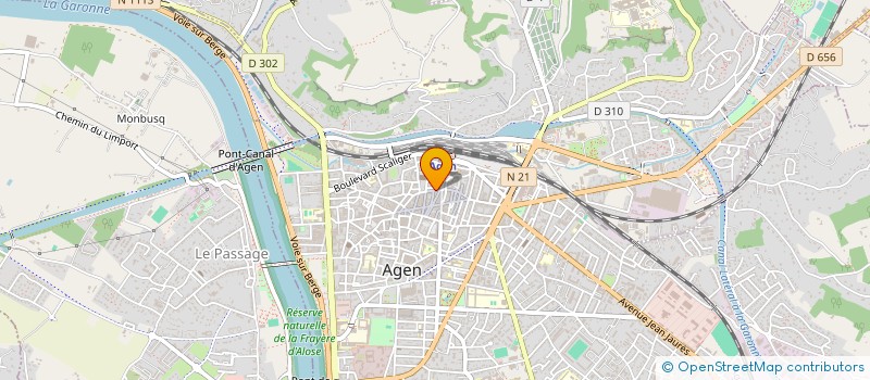 localisation de l'entreprise LA RONDE DES MISS  AGEN