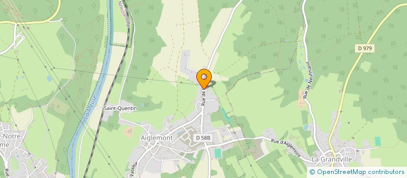 localisation de l'entreprise LA RONDE DES NUTONS à AIGLEMONT