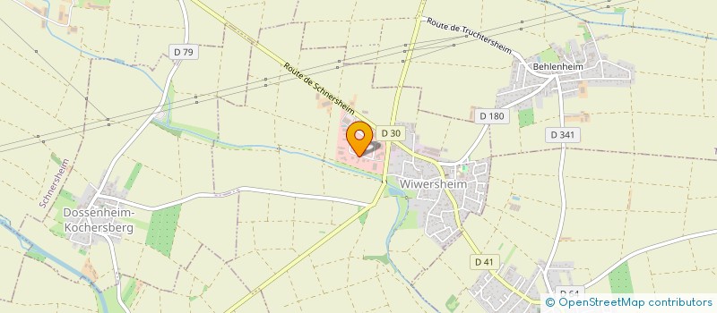 localisation de l'entreprise LA RONDE DES PETITS PETONS à WIWERSHEIM