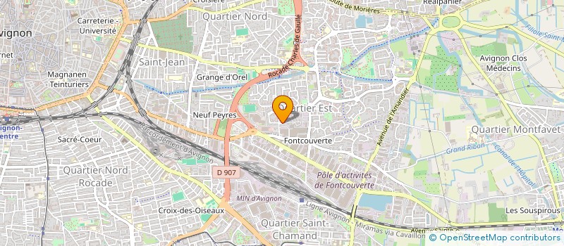 localisation de l'entreprise LA RONDE DES SAISONS  AVIGNON