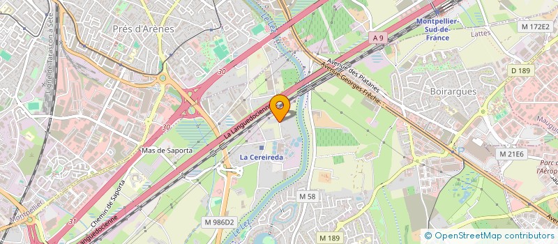 localisation de l'entreprise LA RONDE DES SALADES à LATTES