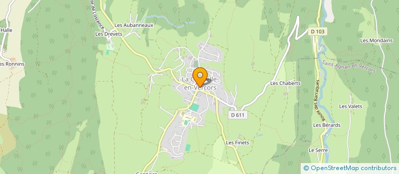 localisation de l'entreprise LA RONDE DES SAVEURS à LA CHAPELLE-EN-VERCORS