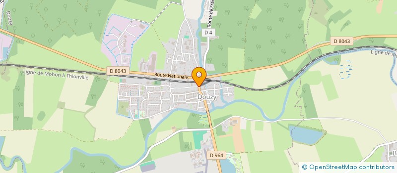 localisation de l'entreprise LA RONDE DES SENS  DOUZY