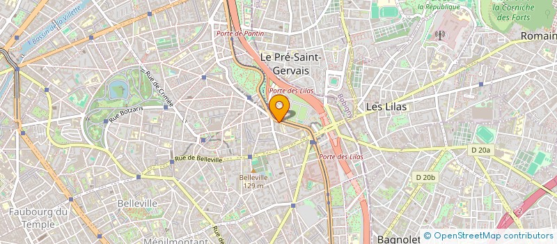 localisation de l'entreprise LA RONDE DES VELOS  PARIS