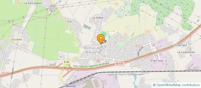 localisation de l'entreprise LA RONDE ENFANTINE à MONTOIR-DE-BRETAGNE