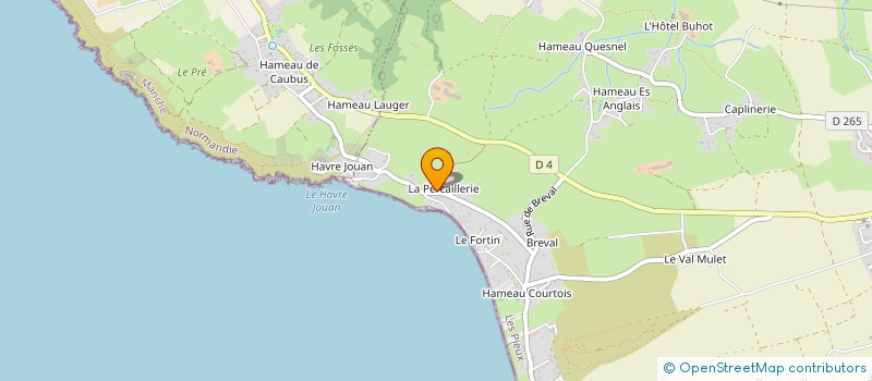 localisation de l'entreprise LA ROPERCAILLERIE  LES PIEUX