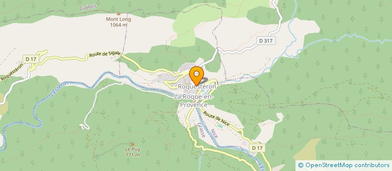 localisation de l'entreprise LA ROQUE  ROQUESTERON