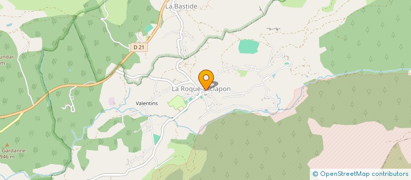 localisation de l'entreprise LA ROQUE ESCLAPON EVENEMENTS à LA ROQUE-ESCLAPON