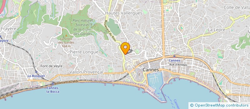 localisation de l'entreprise LA ROQUETTANE  CANNES