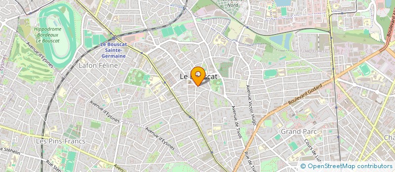 localisation de l'entreprise LA ROQUETTE  LE BOUSCAT