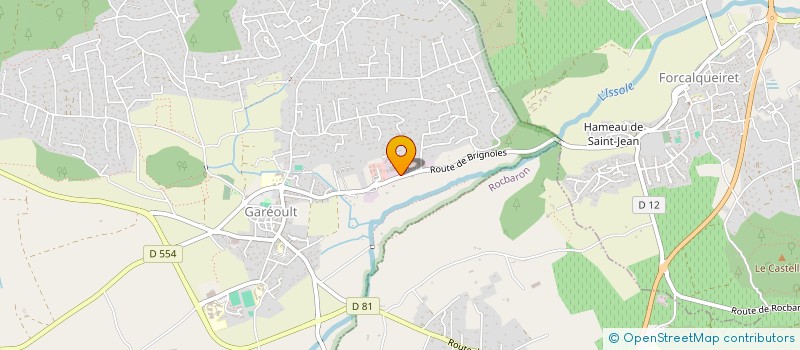 localisation de l'entreprise LA ROQUETTE  GAREOULT