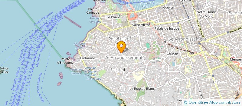localisation de l'entreprise LA ROQUETTE à MARSEILLE