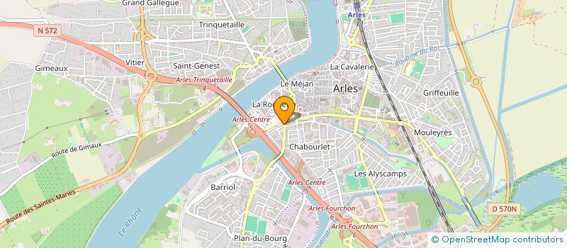 localisation de l'entreprise LA ROQUETTE COIF à ARLES
