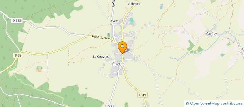 localisation de l'entreprise LA ROSA DI ROSSA  CAYRES