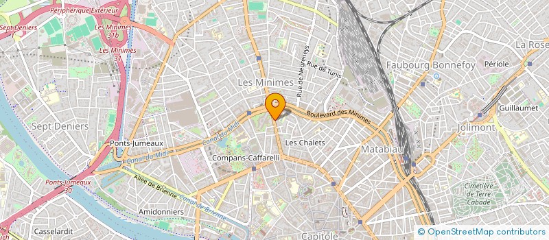 localisation de l'entreprise LA ROSA NEGRA  TOULOUSE