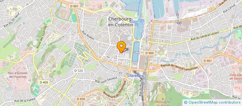 localisation de l'entreprise LA ROSAIE SCI à CHERBOURG-EN-COTENTIN