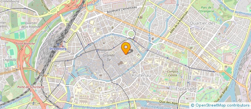 localisation de l'entreprise LA ROSE à STRASBOURG