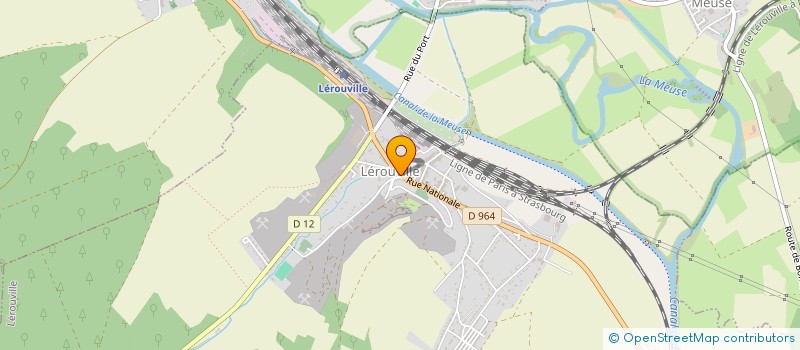 localisation de l'entreprise LA ROSE à LEROUVILLE