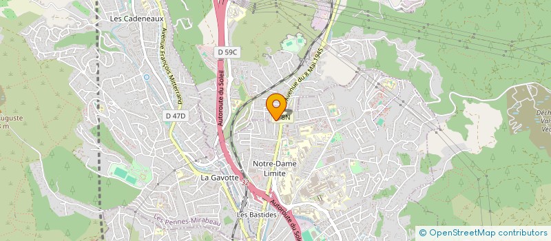 localisation de l'entreprise LA ROSE à MARSEILLE