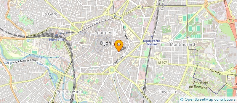 localisation de l'entreprise LA ROSE à DIJON