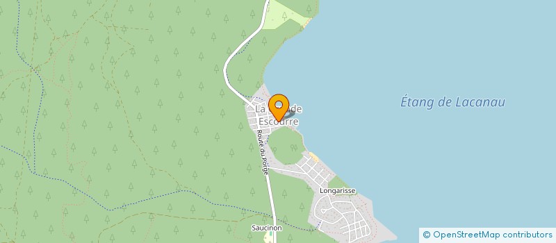 localisation de l'entreprise LA ROSE  LACANAU