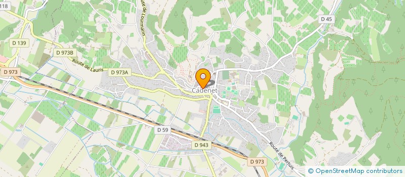 localisation de l'entreprise LA ROSE D'ARCOLE  CADENET