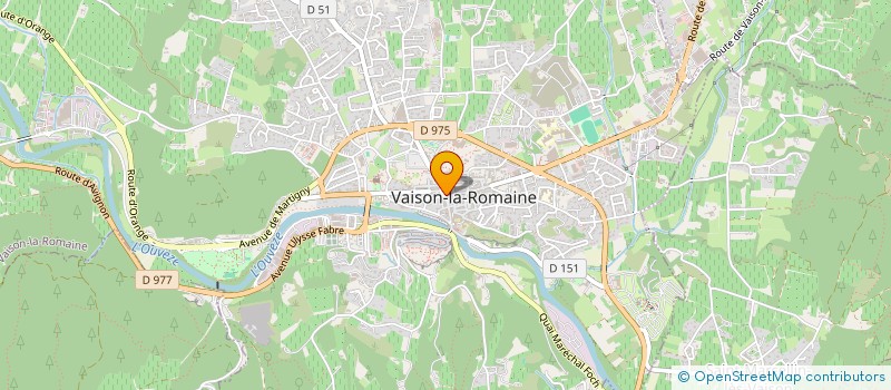 localisation de l'entreprise LA ROSE D OR à VAISON-LA-ROMAINE