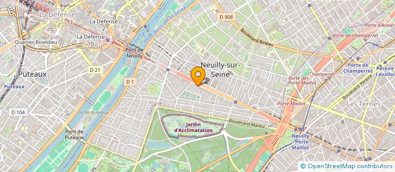localisation de l'entreprise LA ROSE DE FATIMA à NEUILLY-SUR-SEINE