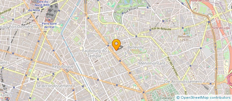 localisation de l'entreprise LA ROSE DE L'ARIANA  PARIS