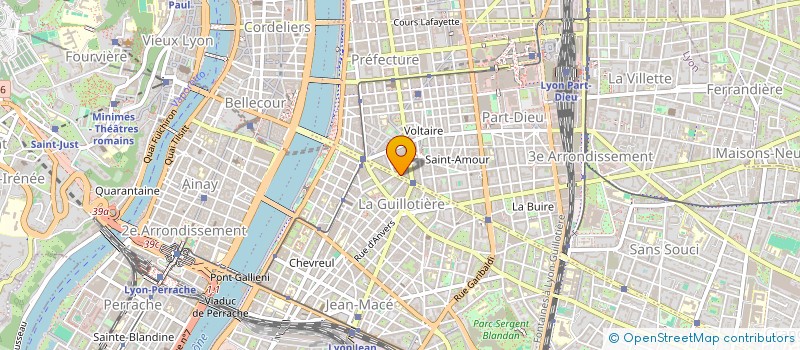 localisation de l'entreprise LA ROSE DE LYON  PARIS