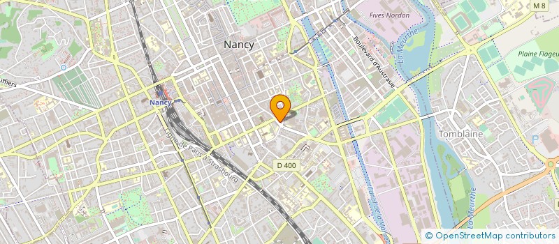 localisation de l'entreprise LA ROSE DE NANCY  NANCY