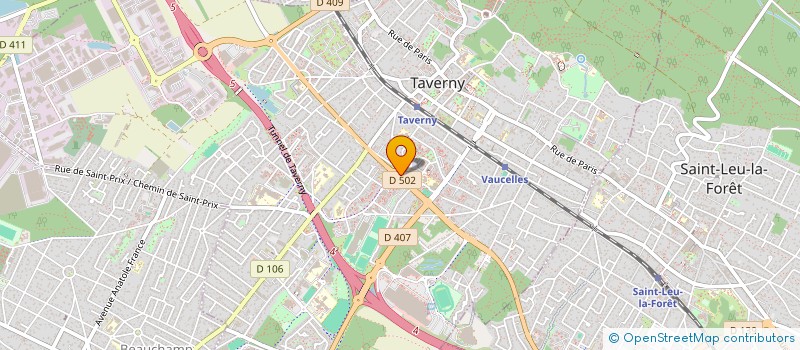 localisation de l'entreprise LA ROSE DE SAHEL  TAVERNY